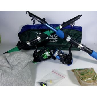SET PANCING ISI 2 JORAN 150, REEL 3 BB, TAS, UMPAN KERO, TOPI DANBONUS