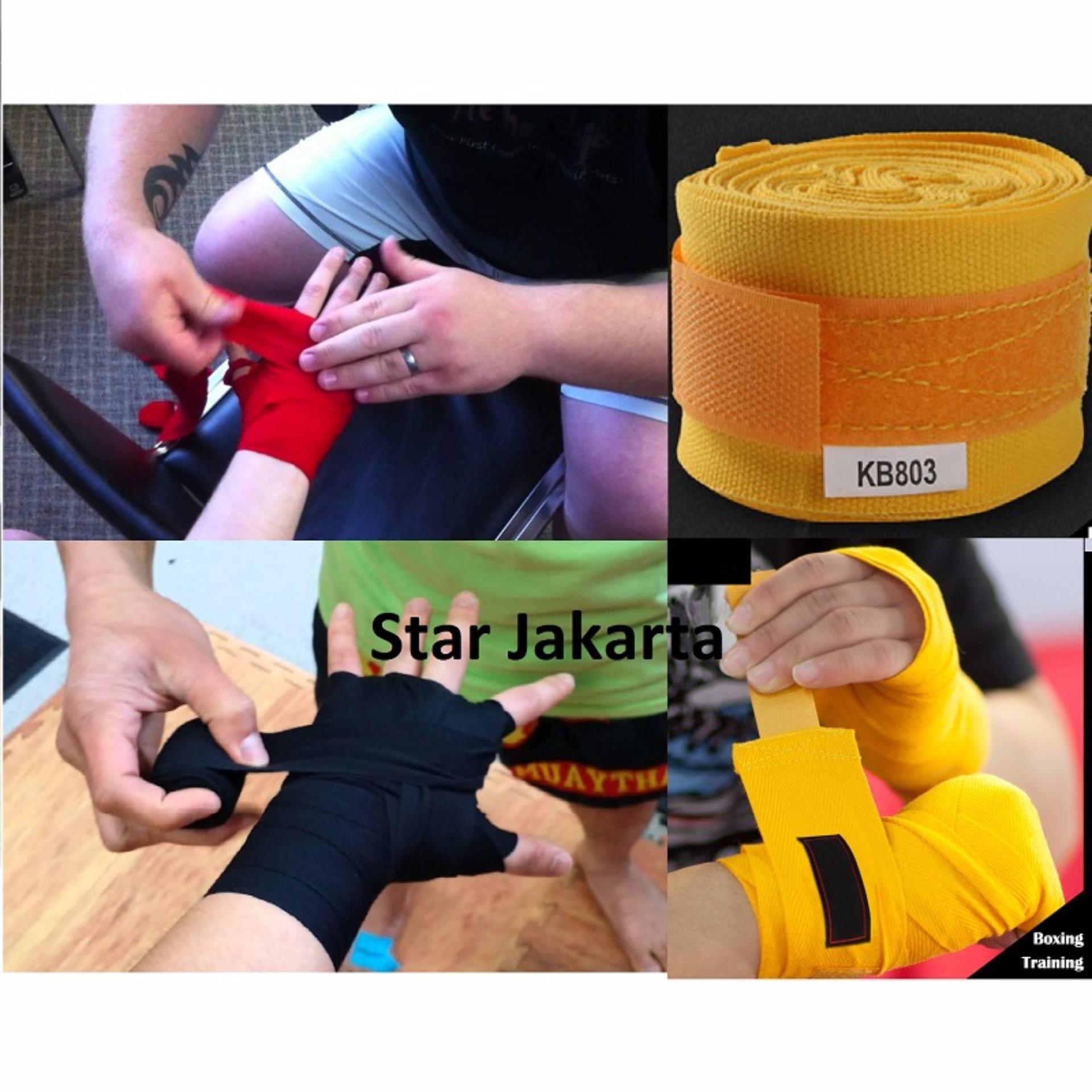 StarJakarta Boxing Handwrap / Pembungkus Tangan Sarung Tinju - Merah