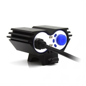 ... tahan air 5000 LM X 2 CREE XM - L T6 dipimpin Sepeda USB Head Lamp ...