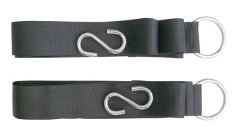 Gambar toobony Outdoor Nylon Hammock Lashing Hammock Strap Belt With S Shape Hook   intl