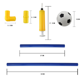 Gambar Tujuan Lipat Portabel Sepak Bola Luar Ruangan Pintu Gerbang Dalam Satu Set Mainan
