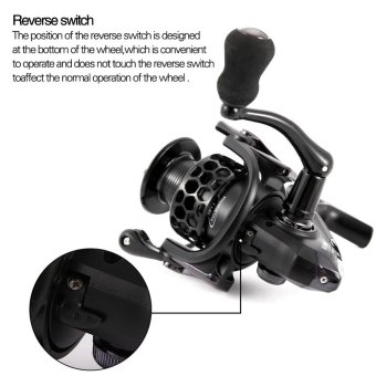 Ultra Smooth 12+1BB Bearing Fishing Reel Honeycomb Design CNCMachined Aluminum Spool 3000 - intl