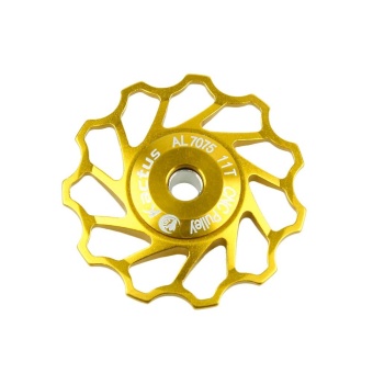 Gambar voovrof KACTUS Aluminium Jockey Wheel Rear Derailleur Pulley Shimano Sram(Gold)   intl