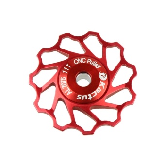 Gambar voovrof KACTUS Aluminium Jockey Wheel Rear Derailleur Pulley Shimano Sram(Red)   intl