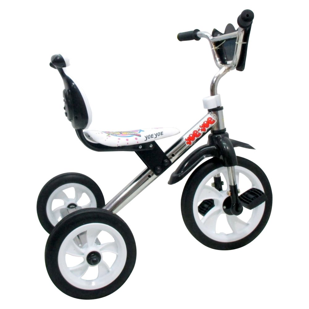 YOEYOE Sepeda Anak Roda Tiga Tricycle Sandaran Crome Lazada