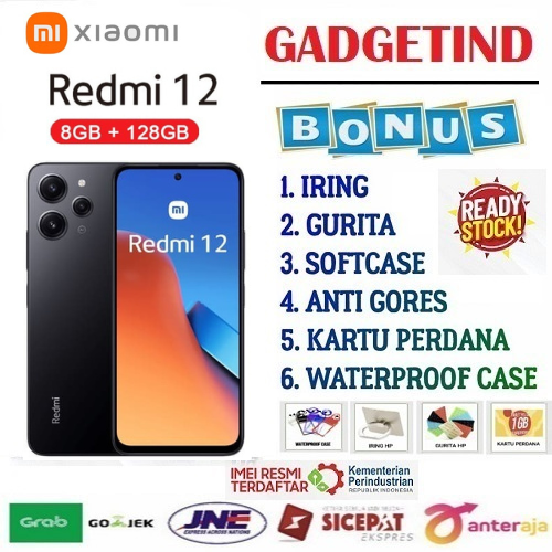 SALE Xiaomi Redmi 12 (8GB/128GB) | (8GB/256GB) MediaTek Helio G88 Garansi Harga  1,463,200 Ringgit*Penghantaran Percuma