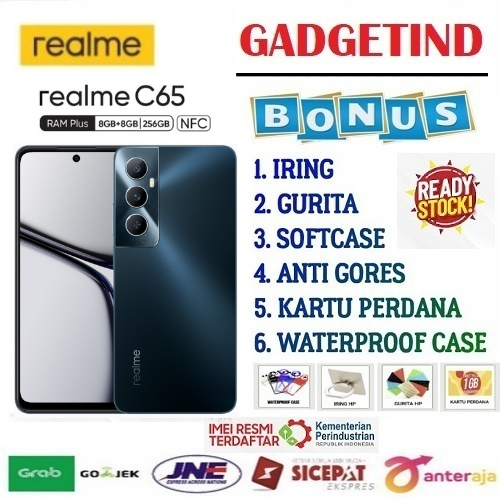 Sale Realme C65 Nfc 8+256Gb 45W Fast Charge 5000Mah Warranty Harga 1,550,000 Ringgit*Penghantaran Percuma