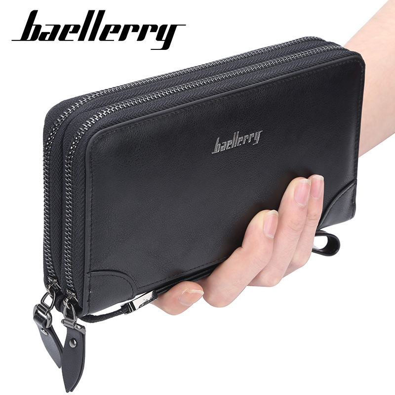 Dompet Wanita Baellerry Hitam Kulit Premium Korea Panjang Tali Davia Wa140b5 Termurah