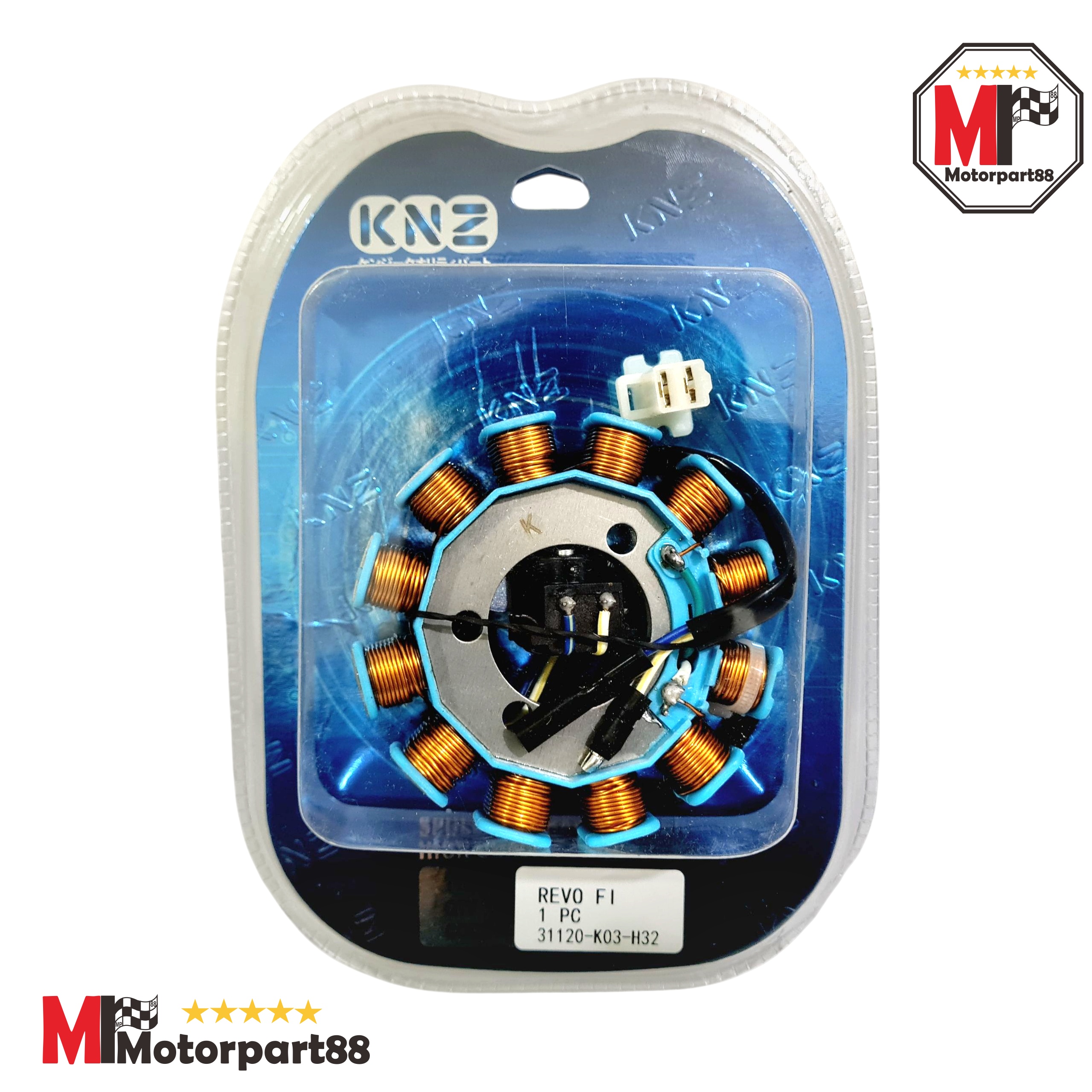 Complete spool spool stator comp Assy Revo fi Revo fit fi injeksi K03 KNZ Harga 141,750 rupiah*Gratis Ongkir