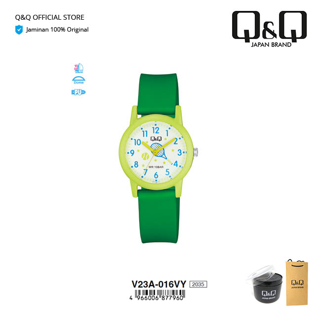 Q&Q QnQ QQ Original Jam Tangan Arloji Wanita Analog Rantai