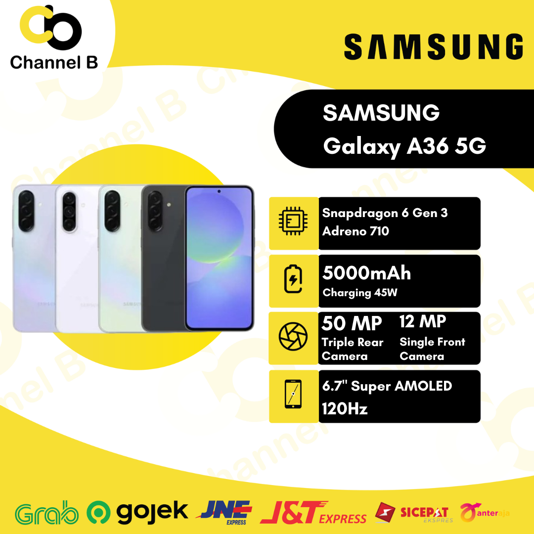 Samsung Galaxy A36 5G Smartphone ( Ram 8GB + Rom 256GB ) Garansi Resmi Harga  5,199,000 Ringgit*Penghantaran Percuma