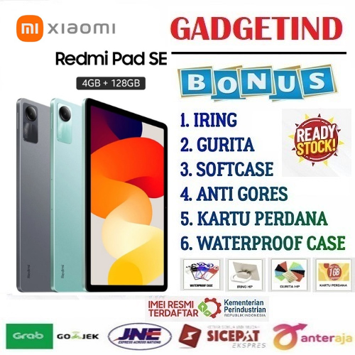 Sale Xiaomi Redmi Pad Se 4Gb/128Gb | Snapdragon 680 11-Inch Screen 8000Mah Harga 1,621,920 rupiah*Gratis Ongkir