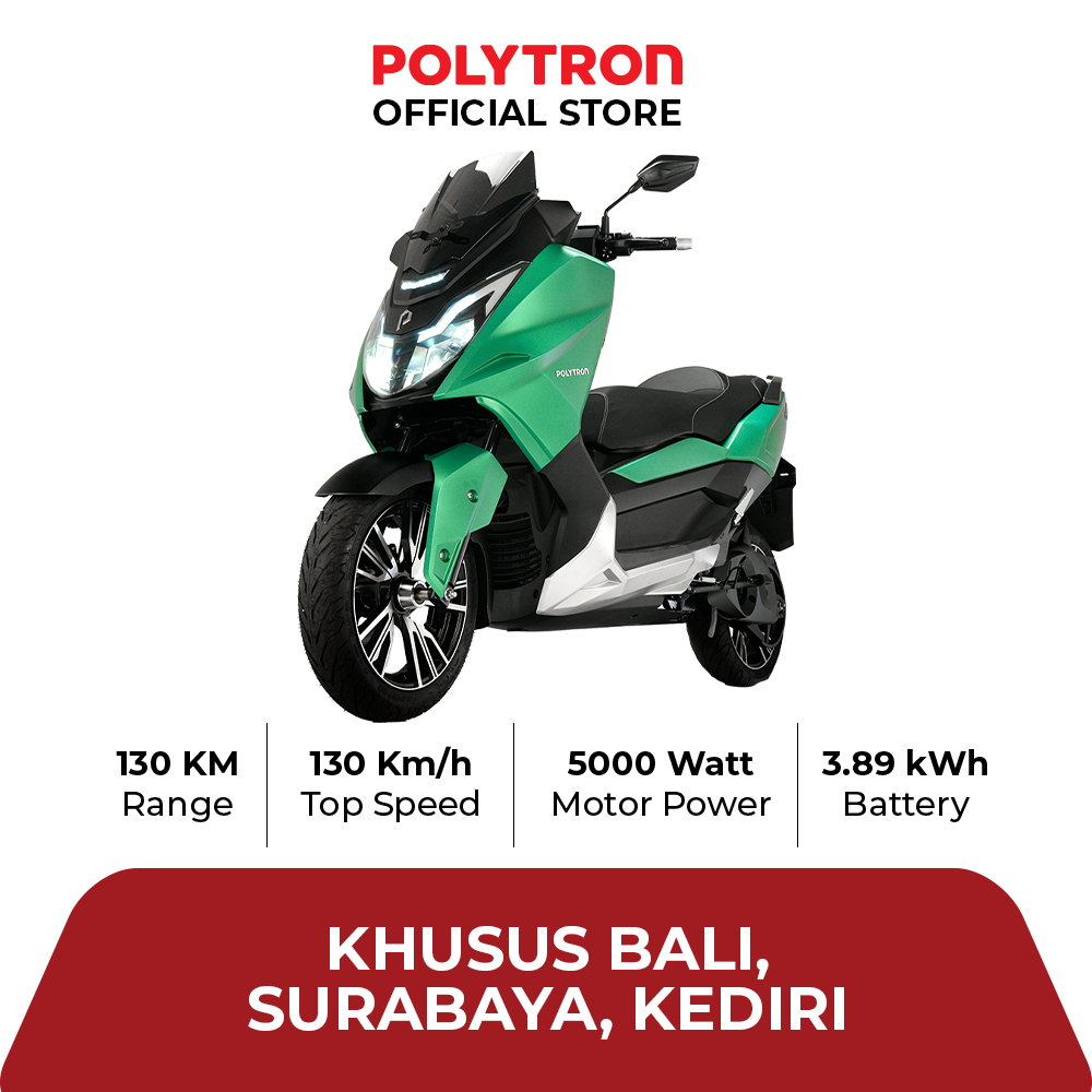 POLYTRON Fox 500 Sepeda Motor Listrik – OTR Bali, Surabaya, Kediri Harga 44,000,000 rupiah*Gratis Ongkir