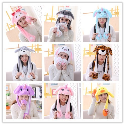 BUNNY HAT MOVING/ TOPI KELINCI BERGERAK 