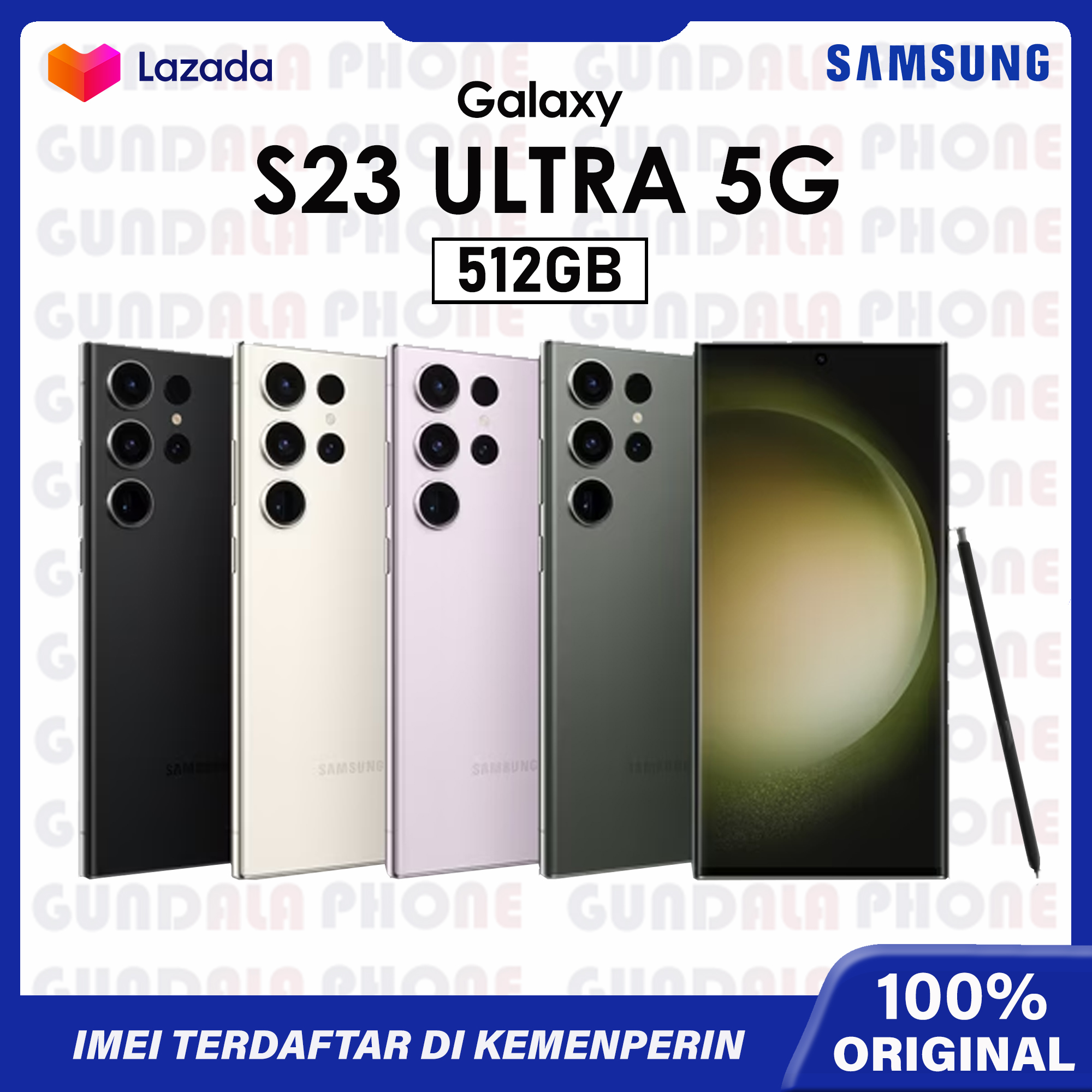 Samsung S23 Ultra 5G 512GB - Garansi Resmi Harga  13,699,000 Ringgit*Penghantaran Percuma
