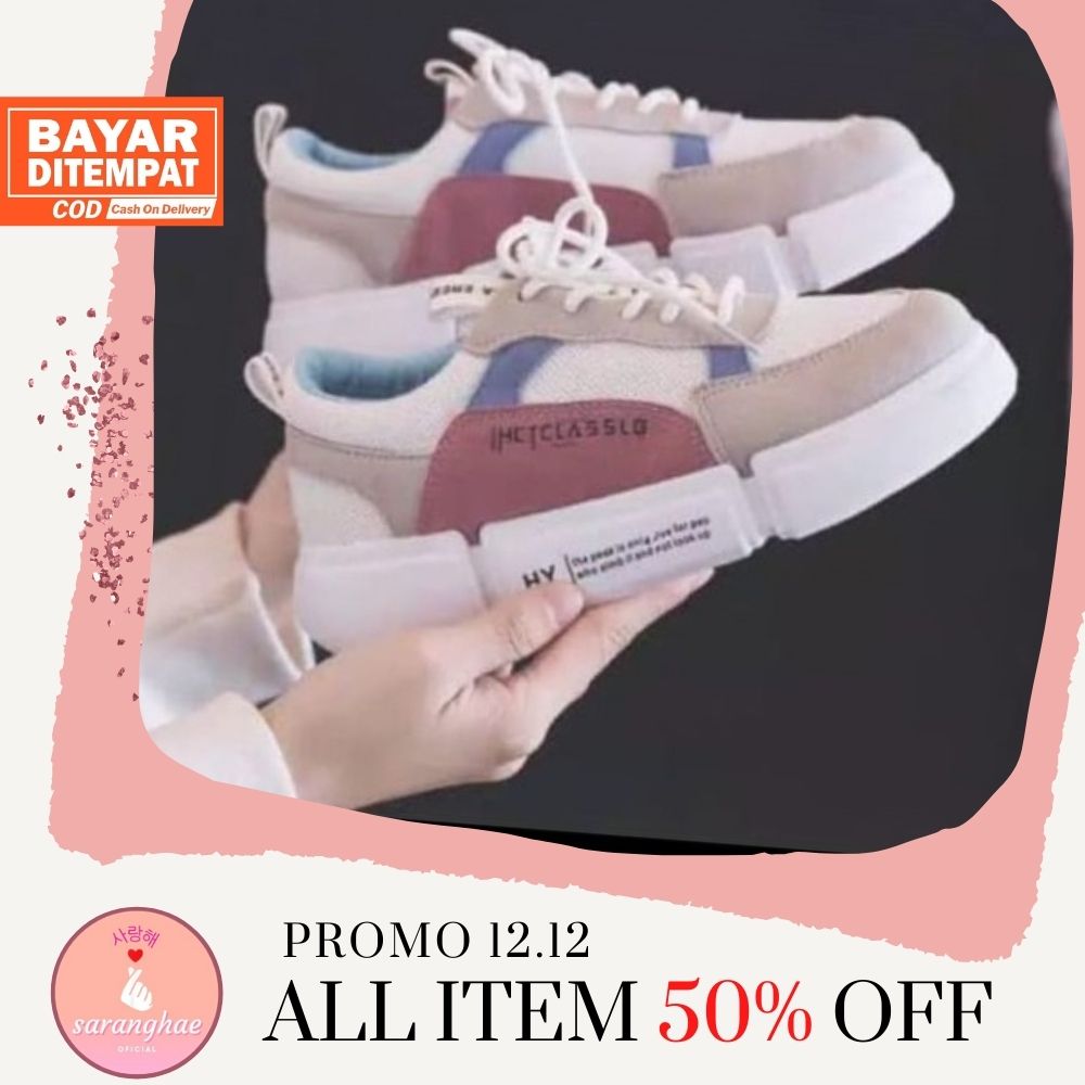 (COD) sepatu kets wanita sepatu sneakers wanita import sepatu olahraga wanita sneakers sneaker wanita sepatu cewek sneakers wanita import sepatu sport wanita sepatu kets wanita sepatu wanita sneakers sepatu cewe sepatu casual wanita DF 427