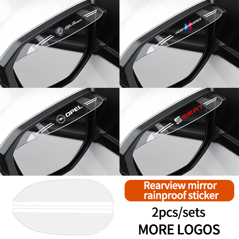 2Pcs/Set Talang Air Spion Mobil Emblem pelindung kaca spion mobil dari hujan Bahan PVC transparan Untuk Toyota Honda Suzuki Nissan Mitsubishi avanza rush freed civic dll Harga  15,000 Ringgit*Penghantaran Percuma