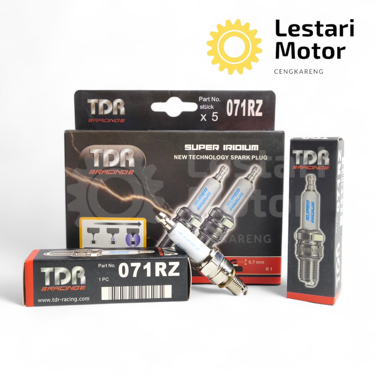 TDR racing spark plug Super Iridium 071rz Mio J Mio M3 s z soul GT 125 Vega Jupiter Z Fino X-ride 071rz Harga 67,000 rupiah*Gratis Ongkir