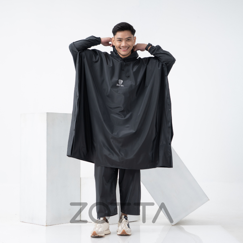 Zotta raincoat poncho bat thick jumbo pants Harga 77,220 rupiah*Gratis Ongkir