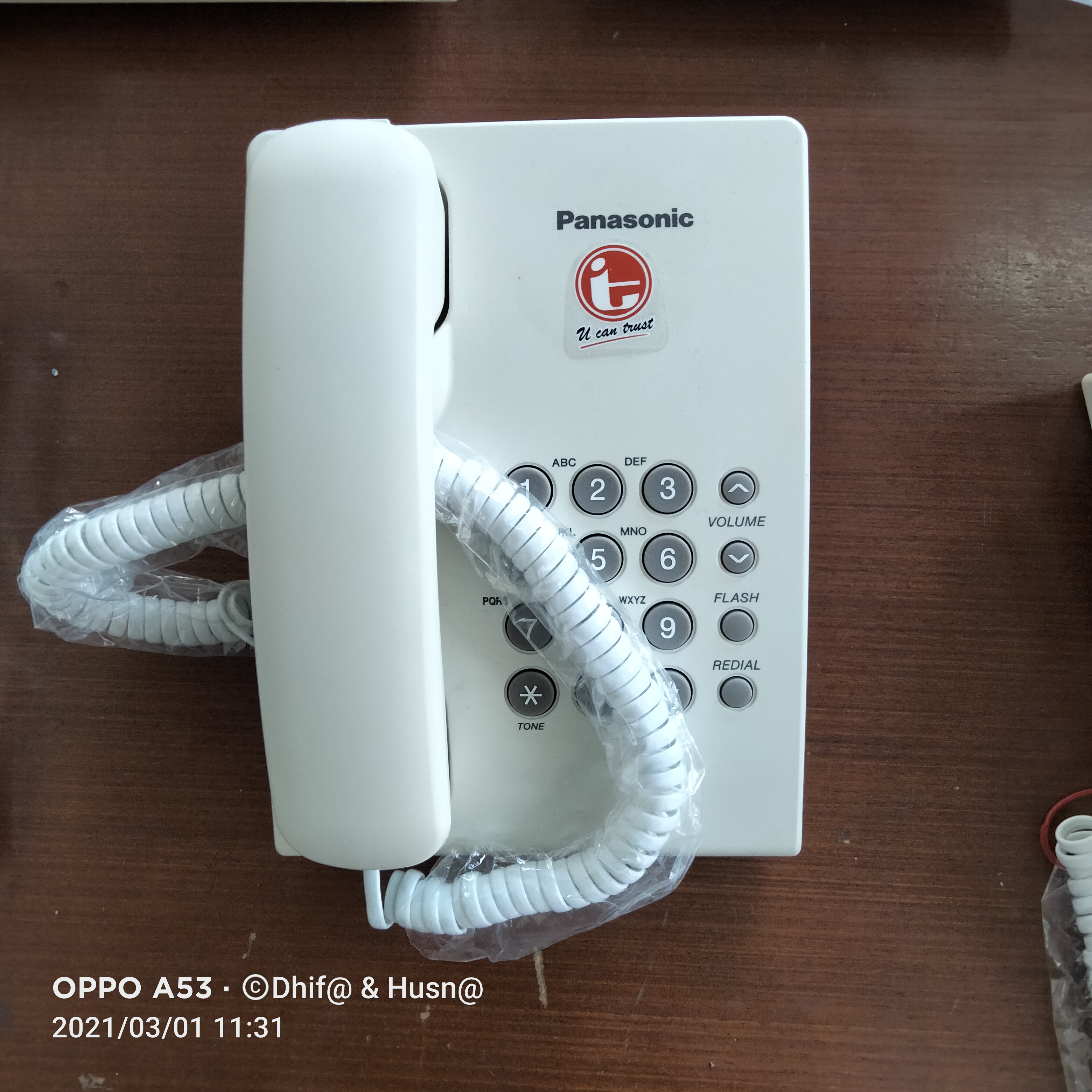TELEPON RUMAH INDIHOME PANASONIC KX-TS505 SECOND Harga 68,000 Ringgit*Penghantaran Percuma
