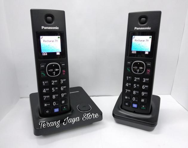 TELEPON WIRELESS PANASONIC KX-TG7852 WIRELESS PHONE (2 HANDSET) HITAM - WIRE EMPORIUM Harga  2,113,000 Ringgit*Penghantaran Percuma
