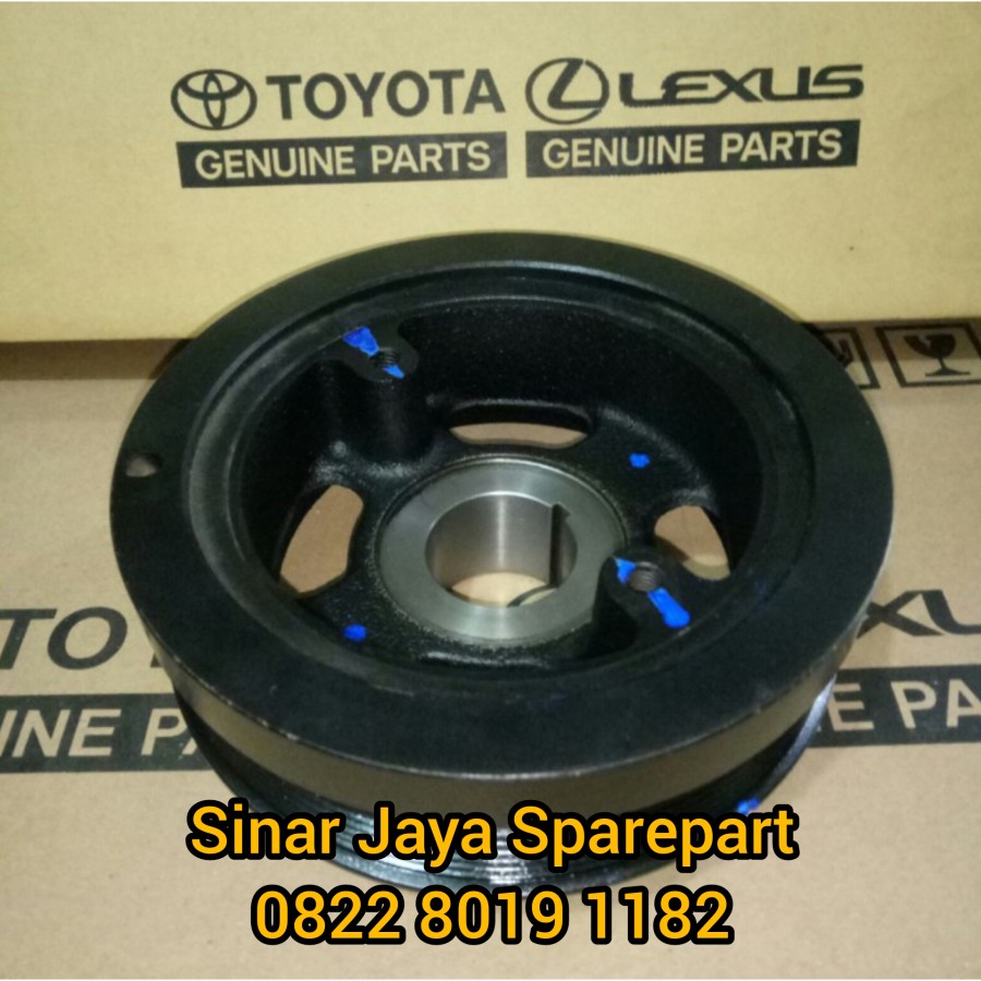 Pulley Kruk As Pulley Crankshaft Hilux Diesel Innova Diesel Fortuner Diesel Original Harga 1,600,000 rupiah*Gratis Ongkir