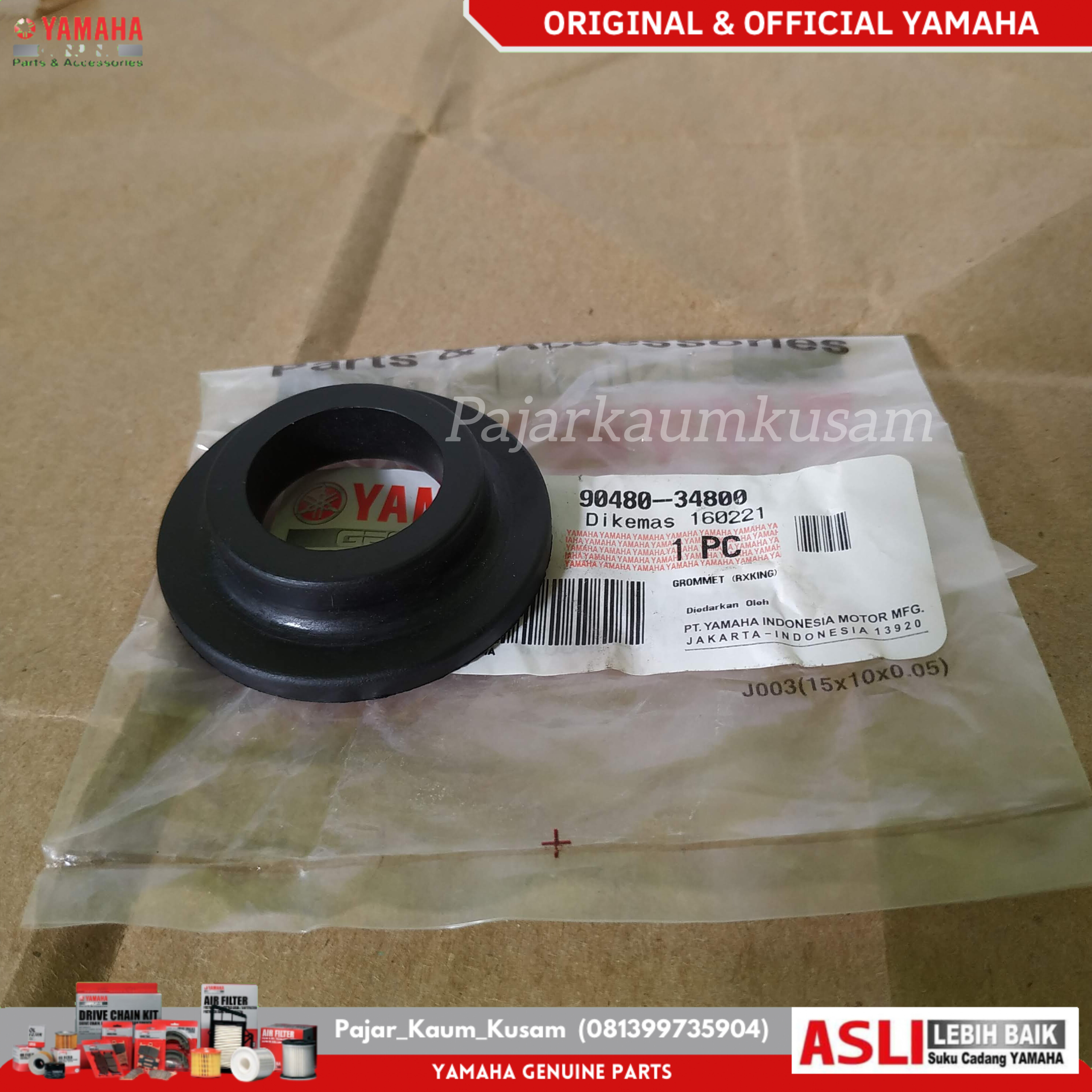 KARET LEHER BOTOL TABUNG OLI SAMPING RX KING ORIGINAL 90480-34800 GROMMET Harga 20,000 rupiah*Gratis Ongkir