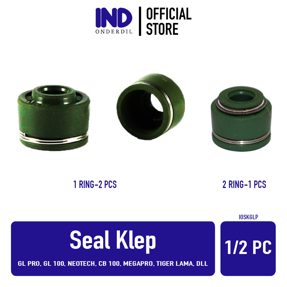 Seal Klep GL Pro GL 100 CB 100 Sil Kelep Single Double Per Pir Peer Harga 2,250 rupiah*Gratis Ongkir