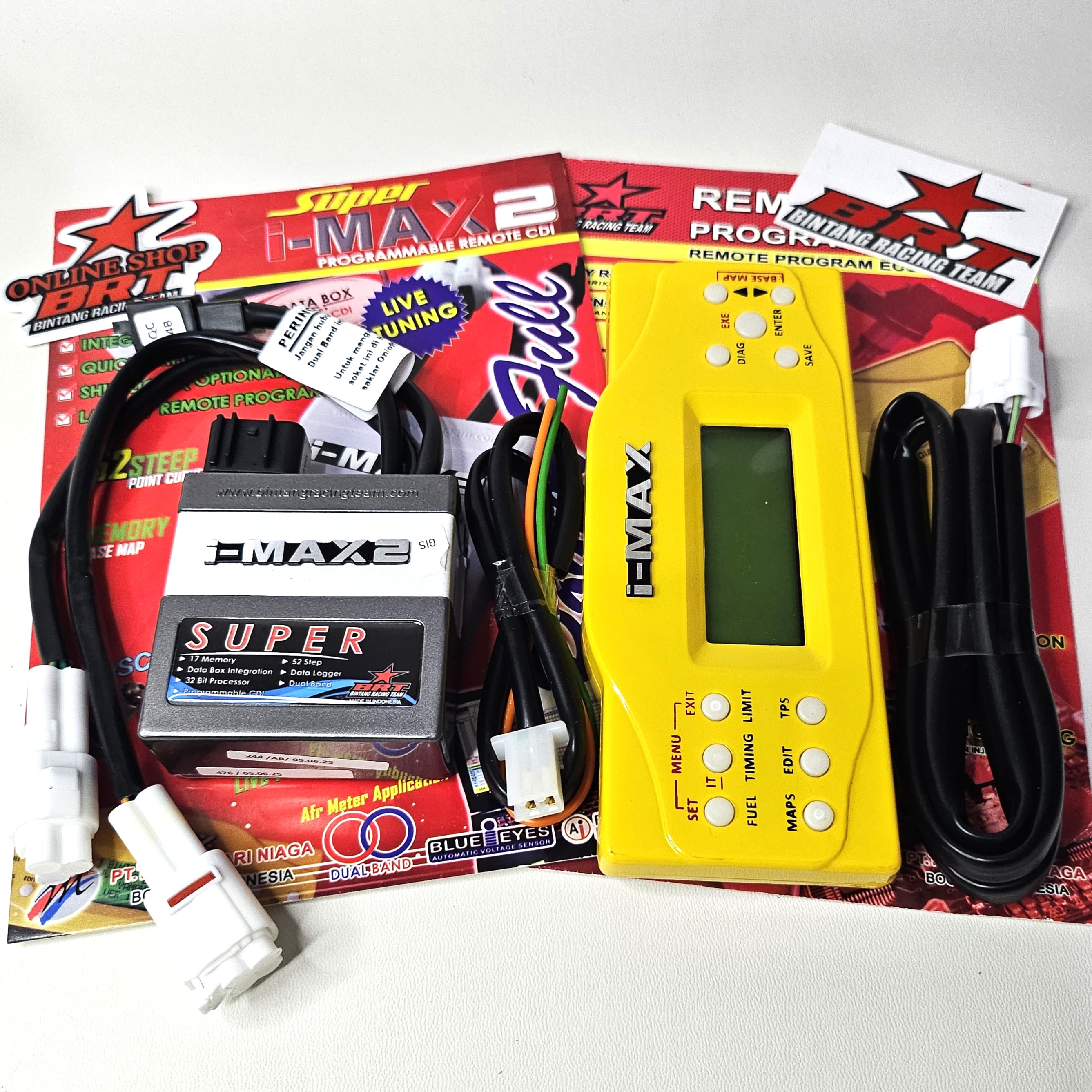 CDI IMAX 2 SUPER 52 STEP & REMOTE BRT JUPITER Z 110 JUPITER Z OLD MIO OLD SPORTY SOUL NOUVO VEGA R NEW Harga 1,100,000 rupiah*Gratis Ongkir