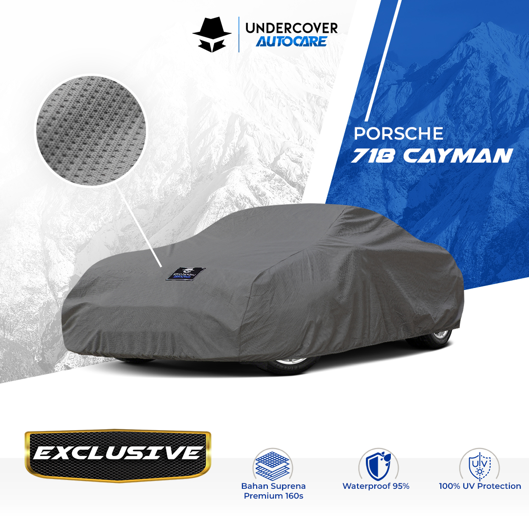 Porsche 718 Cayman exclusive car cover-undercover Autocare Harga 1,296,000 rupiah*Gratis Ongkir