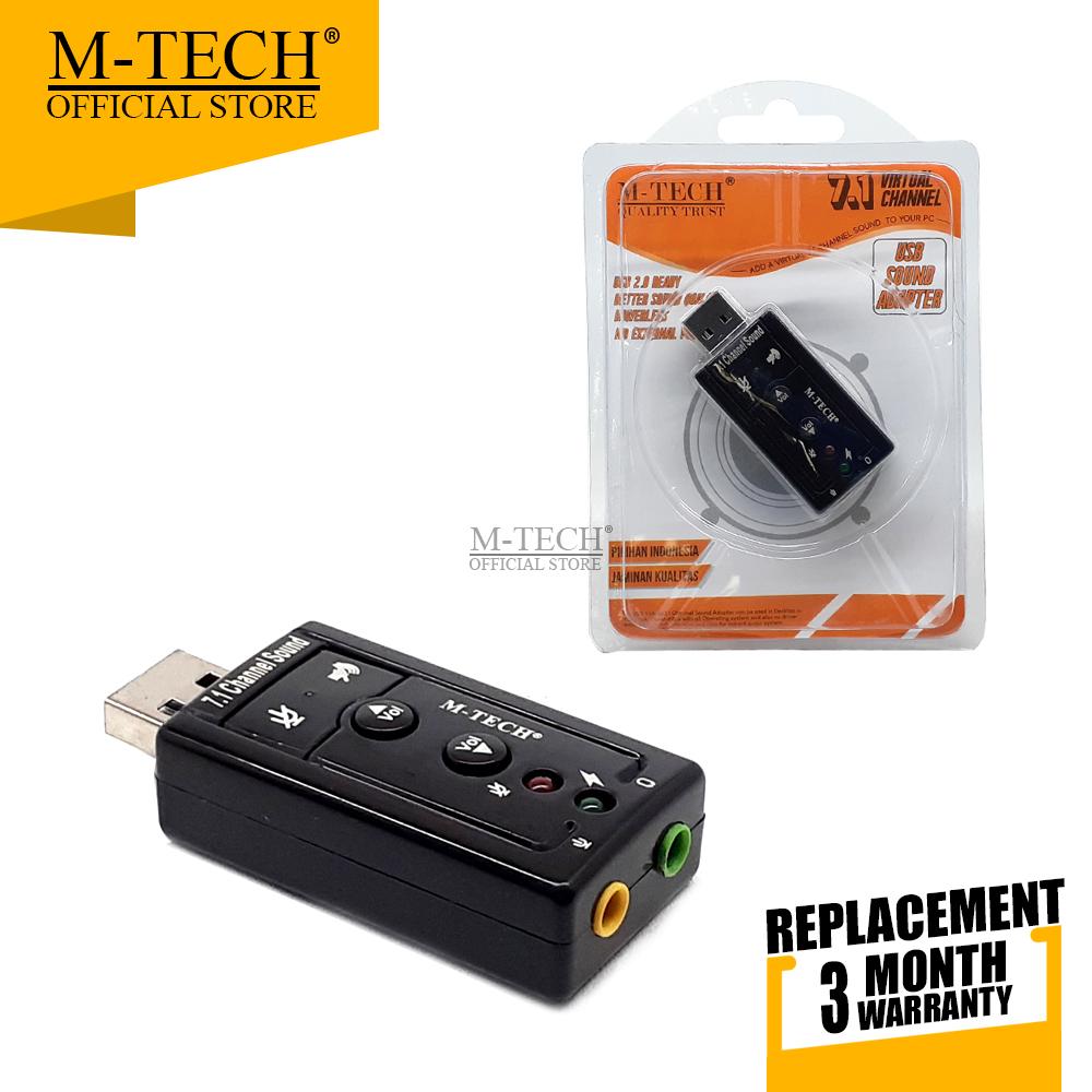 M-TECH ORIGINAL Usb sound 7.1 - Merek M-tech Harga 14,000 rupiah*Gratis Ongkir