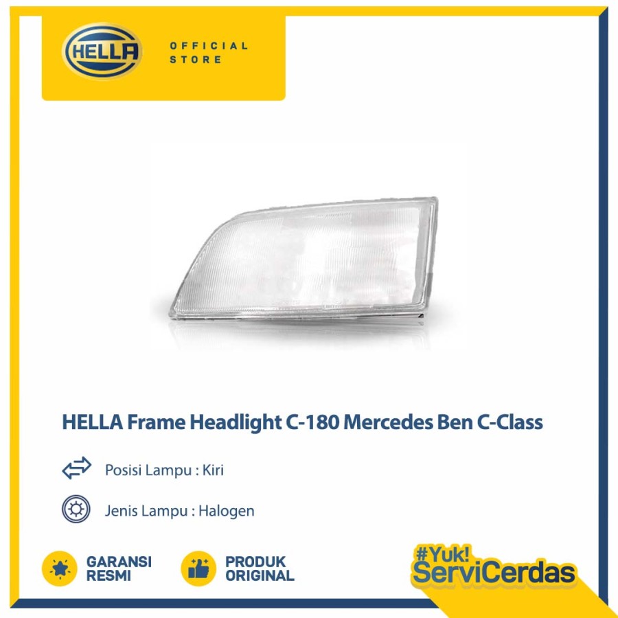 Frame Headlight Hella C-180 Mercedes Benz C-CLASS Kiri - Bingkai Lampu Harga 1,152,000 rupiah*Gratis Ongkir