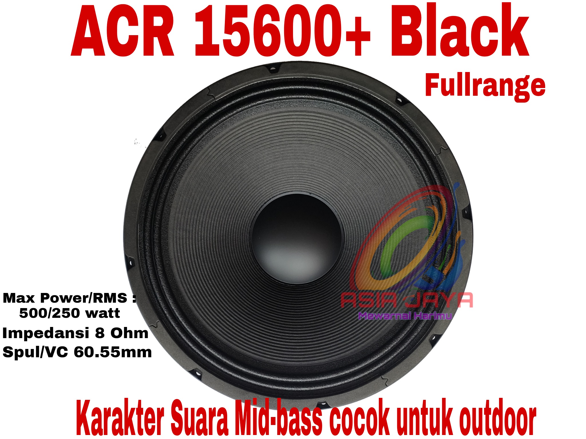 Speaker Acr 15 Bass Speaker Acr 15 Bass Speaker ACR 15600+ Black