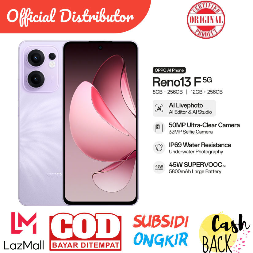 Oppo Reno 13F 5g 12/256 Gb - Ailivephoto - 50Mp Ultra Clear Camera - 1P69 Water Resistance Harga  3,365,009 Ringgit*Penghantaran Percuma