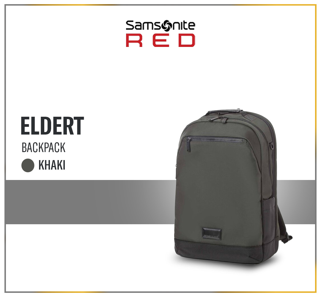 Samsonite Red Label Backpack L Eldert - Khaki Backpack Khaki