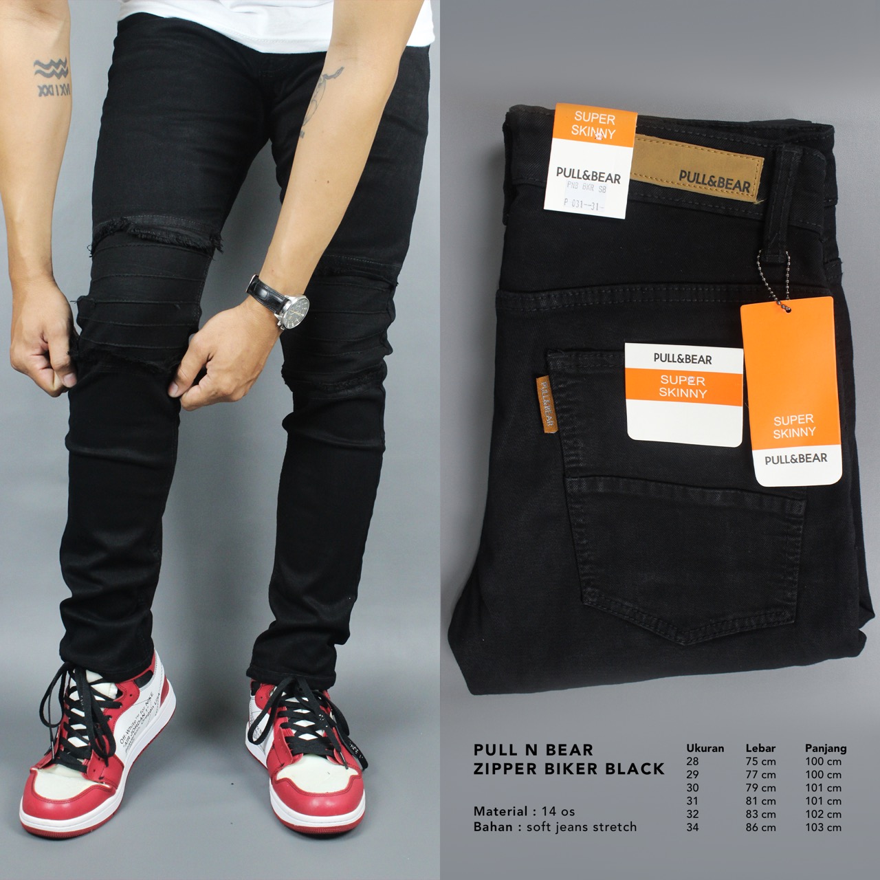 celana jeans bikers original premium original premium //celana