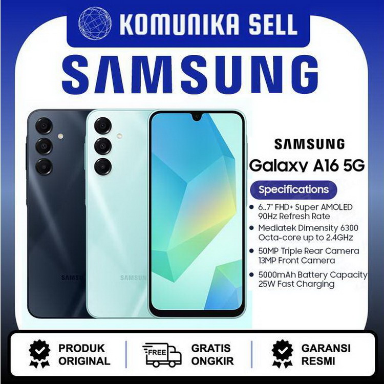 Samsung Galaxy A16 5G 8GB/256GB Harga  3,365,000 Ringgit*Penghantaran Percuma