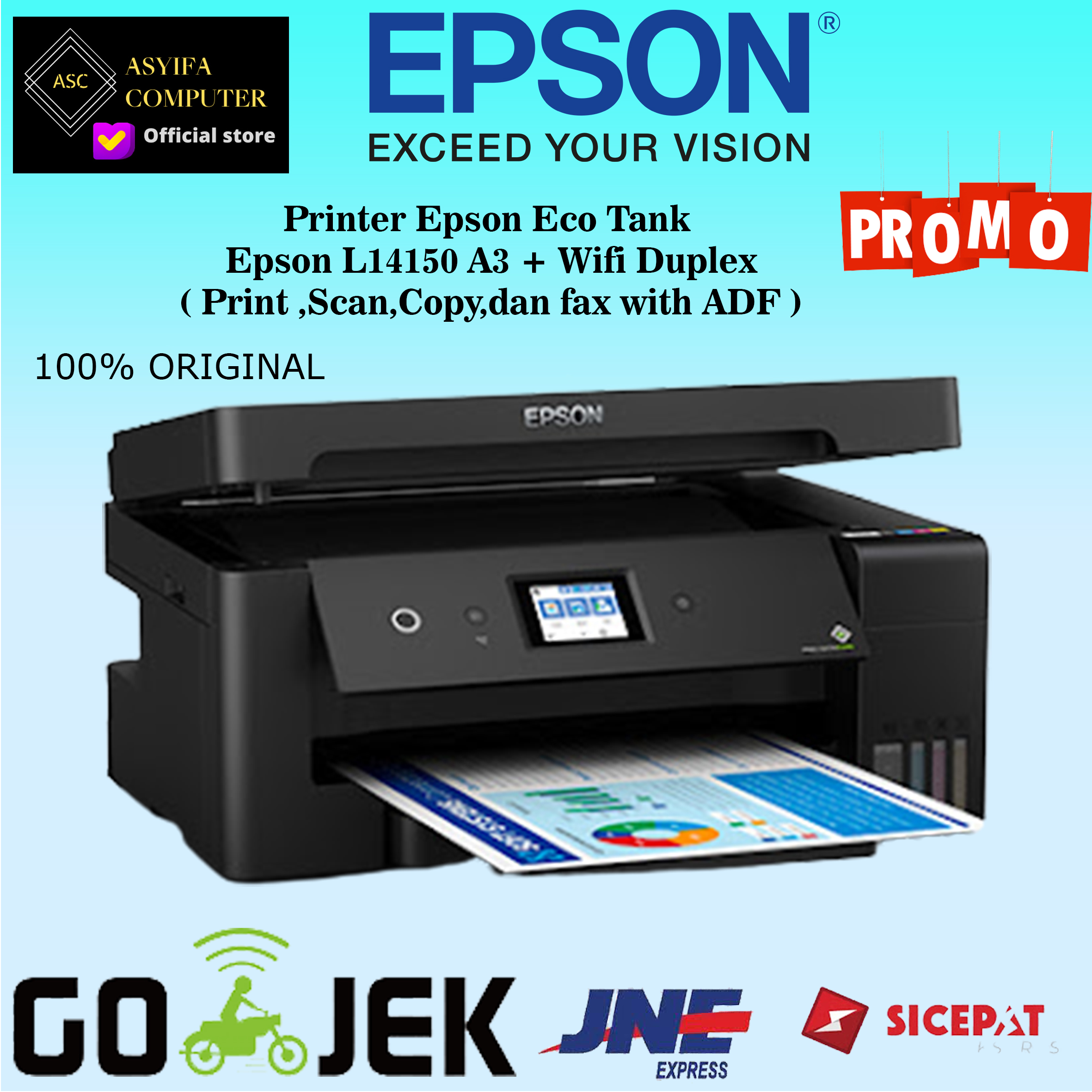 Jual Printer Epson A3 Print Scan Copy 