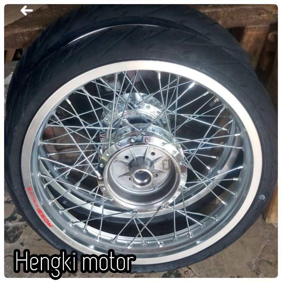 velg RK king uk 185/215x17 WM silver plus ban Harga 1,395,000 rupiah*Gratis Ongkir