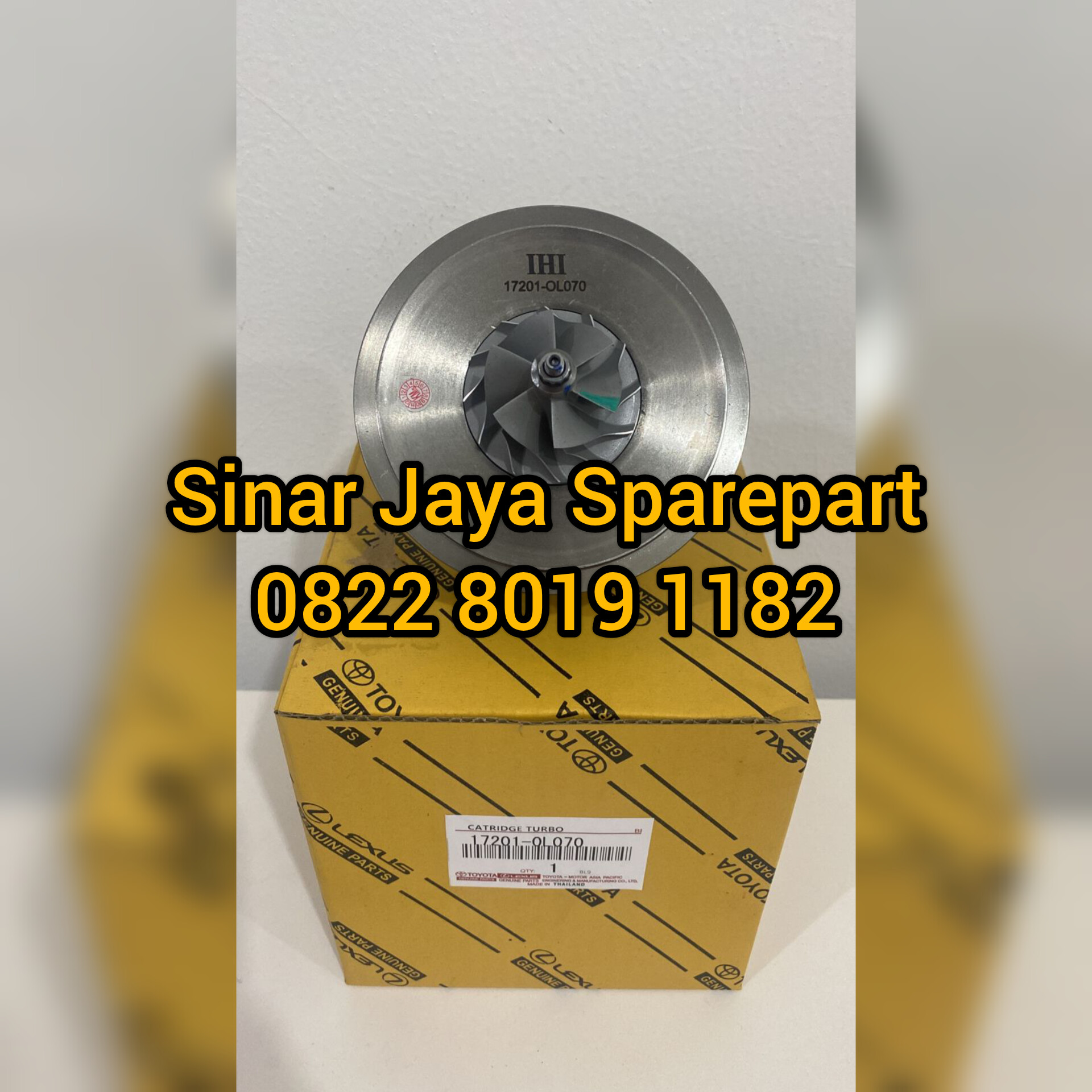 Cartridge Turbo Toyota Hilux 2.5cc 2KD 17201-0L070 Harga 1,750,000 rupiah*Gratis Ongkir