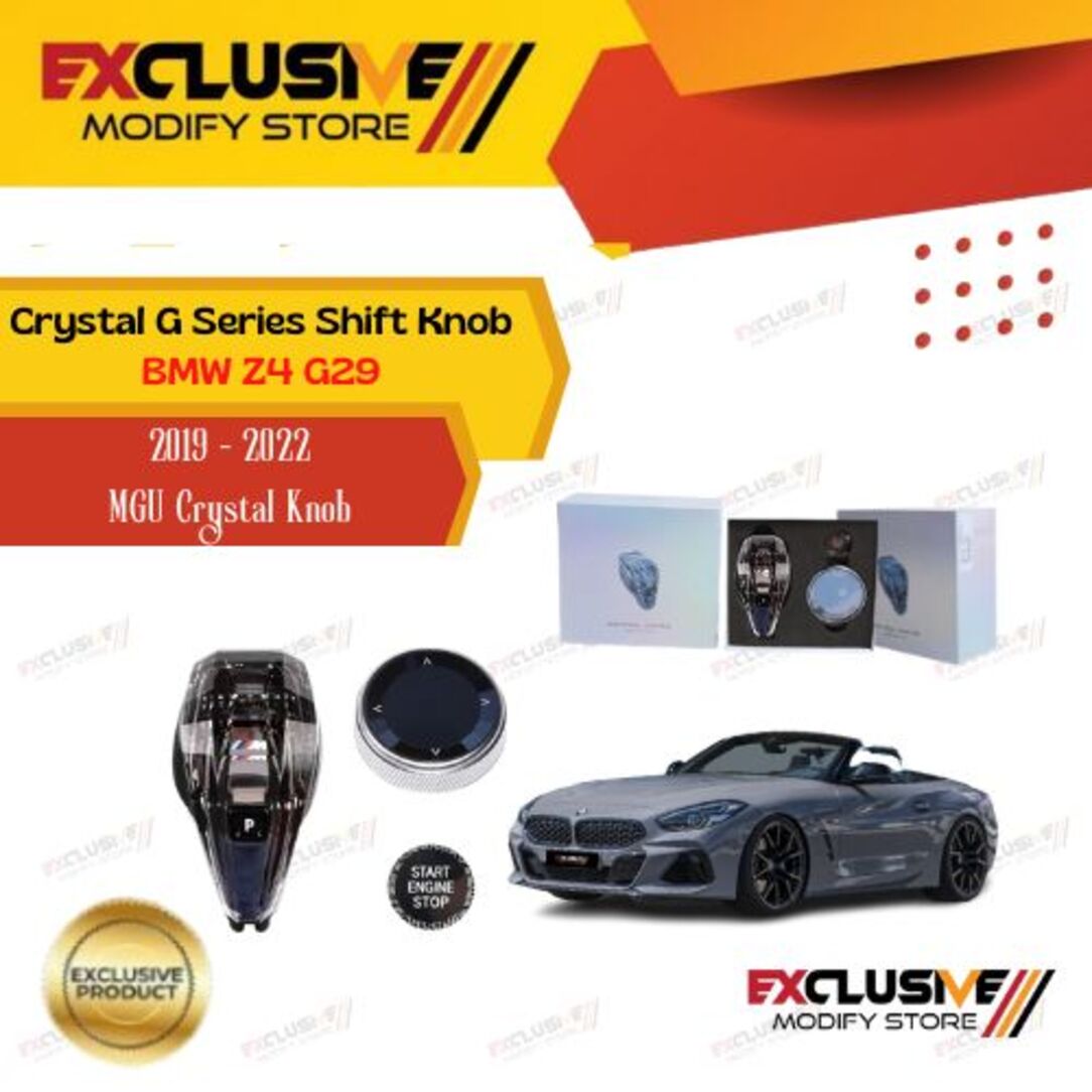Vstar crystal gear shift knob (RHD) for BMW Z4 G29 2019 - 2022 M Sport Harga 3,850,000 rupiah*Gratis Ongkir