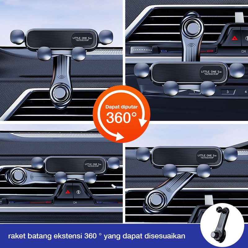 Acroder 360 Telescopic Car Smartphone Holder ° With Leak-Proof and Multifunctional Hook Harga 32,900 rupiah*Gratis Ongkir