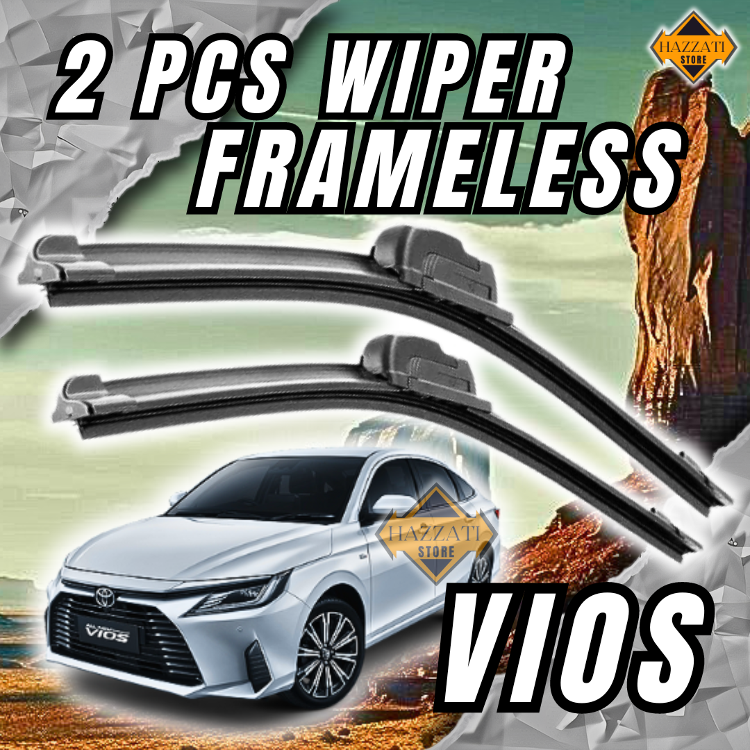 Wiper Kaca Mobil Frameless 2 Pcs TOYOTA VIOS - Wifer Mobil Avanza/Xenia Blade Frameless Sepasang 2 Pcs Harga 35,500 rupiah*Gratis Ongkir