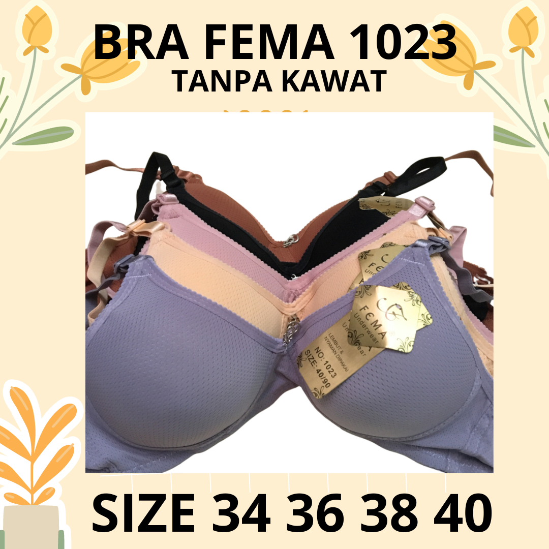 Bra Jumbo Super besar ukuran 44 46 48 50 tanpa busa BH Sport Bra