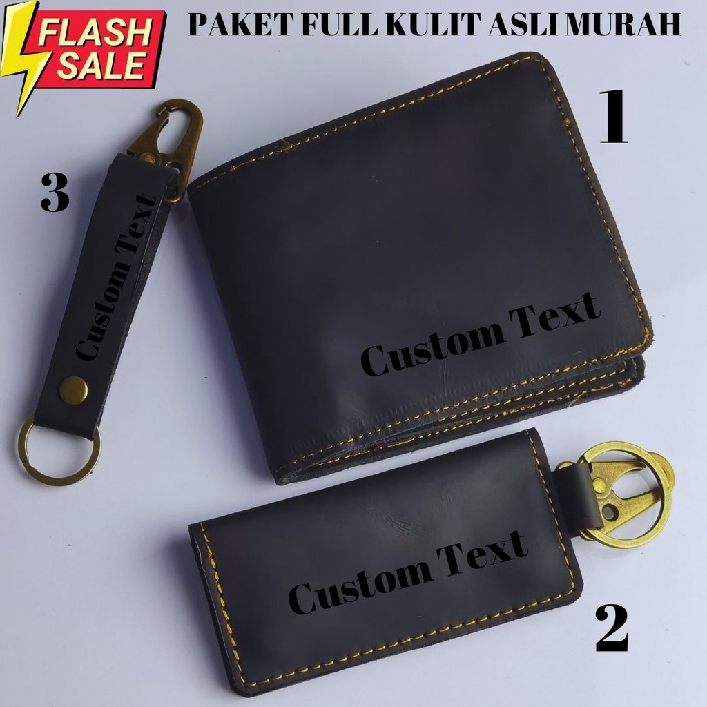 Dompet kulit Bahan Halus Full kulit Tanpa Furing
