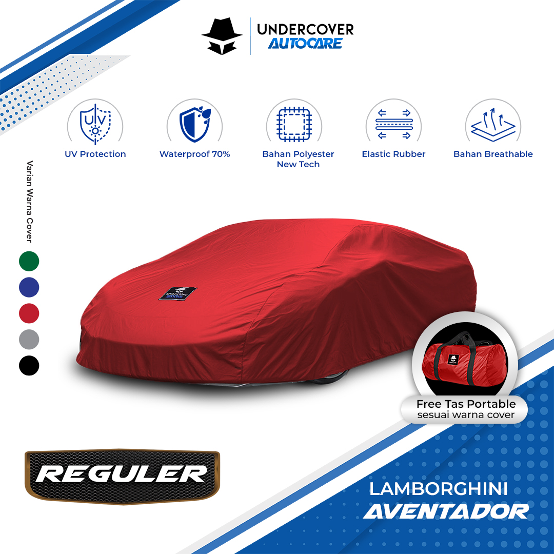 Undercover Autocare - Cover Mobil Lamborghini Aventador Reguler Harga 415,000 rupiah*Gratis Ongkir