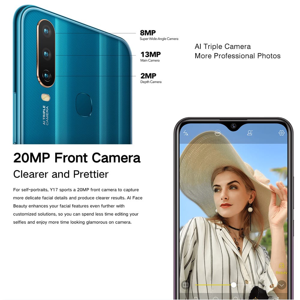 Vivo Y17 Ram 8/256Gb New 99% 1 Year Store Guarantee Harga 713,135 rupiah*Gratis Ongkir