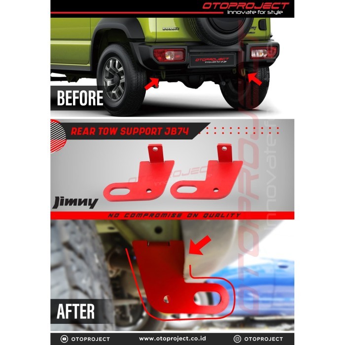 TOWING BELAKANG/REAR TOW SUPPORT SUZUKI JIMNY JB 74 Harga  1,350,000 Ringgit*Penghantaran Percuma