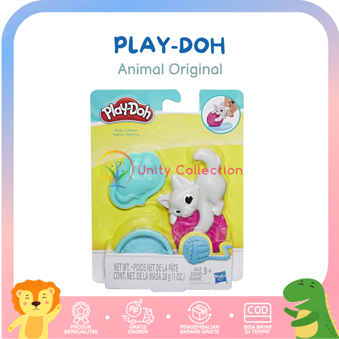 Jual PlayDoh Set Original Hasbro - Mainan Pay Doh Lilin Plastisin Anak -  Animal - Kota Bekasi - Kitsune Toy Store