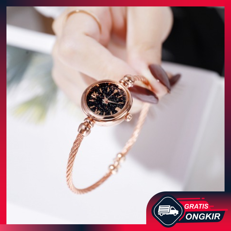 	 Gratis Ongkir Jam Gelang Tangan Fashion / Jam Fashion Wanita / Aksesoris Gelang Jam Tangan 	